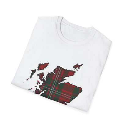 Tartan Ecosse Carte Softstyle T-Shirt Unisexe - MacGregor Tartan Tee