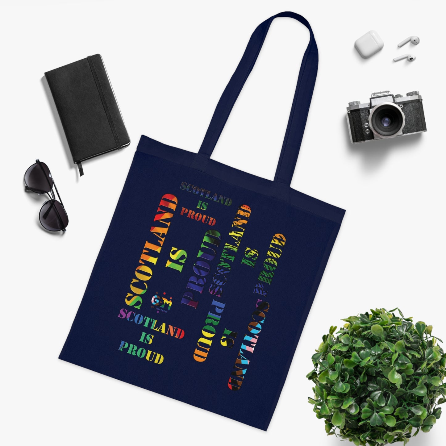 Scotland Pride Slogans Cotton Tote Bag