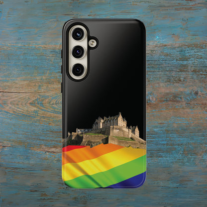 Edinburgh Castle Pride Rockface Phone Case - Flag, Various