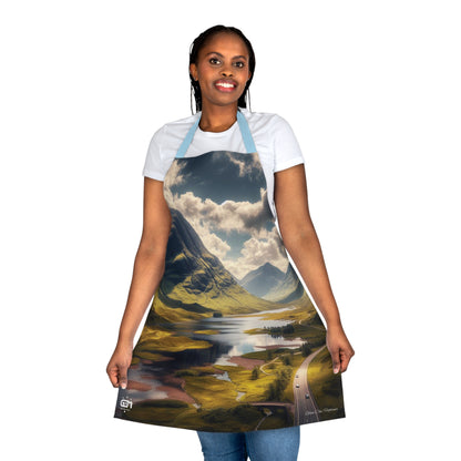 Glen Coe - Highlands Apron, Scottish Cooking Apparel, Chef Accessory