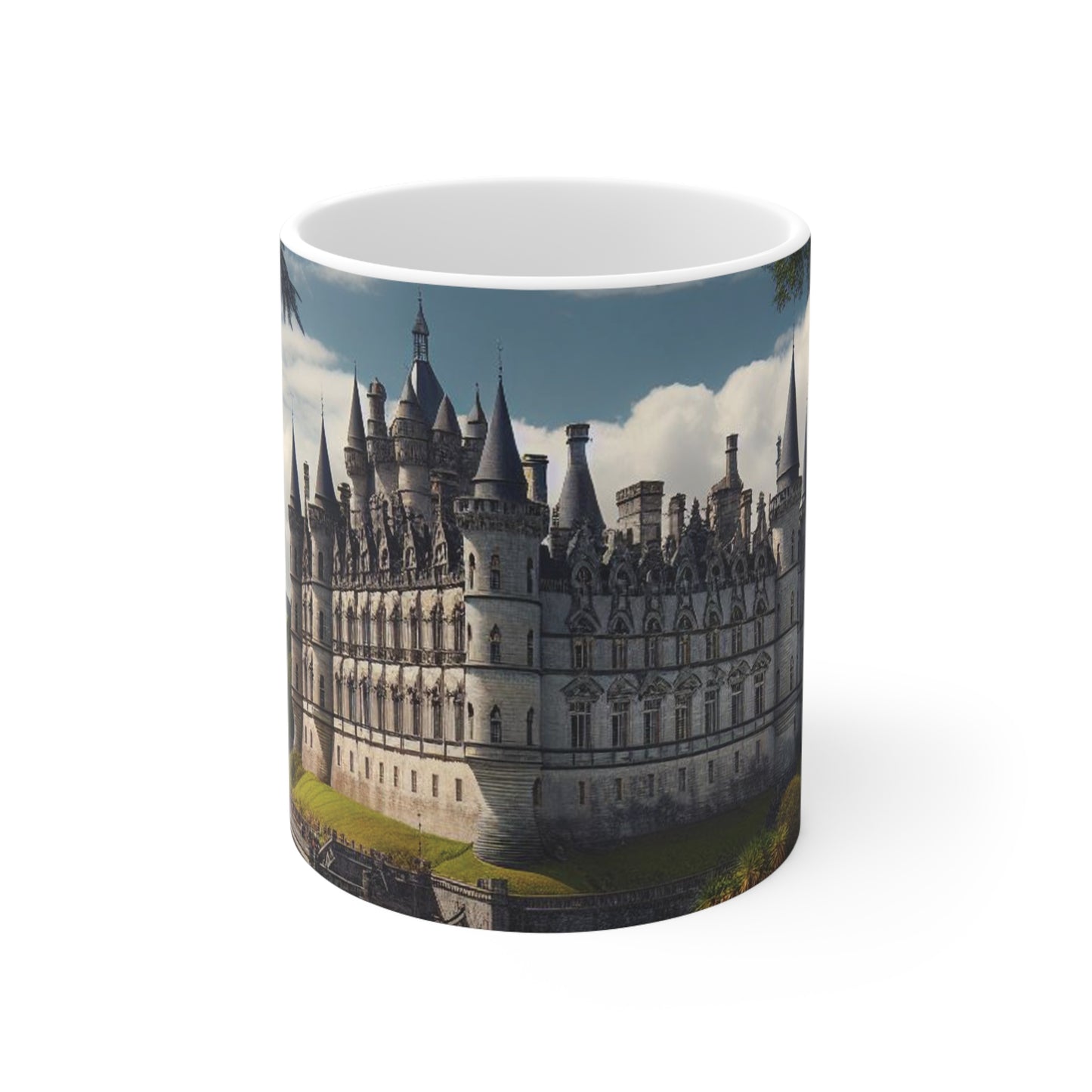 Dunrobin Castle Mug - Sutherland, Coffee Cup, Tea Cup, Scotland, White