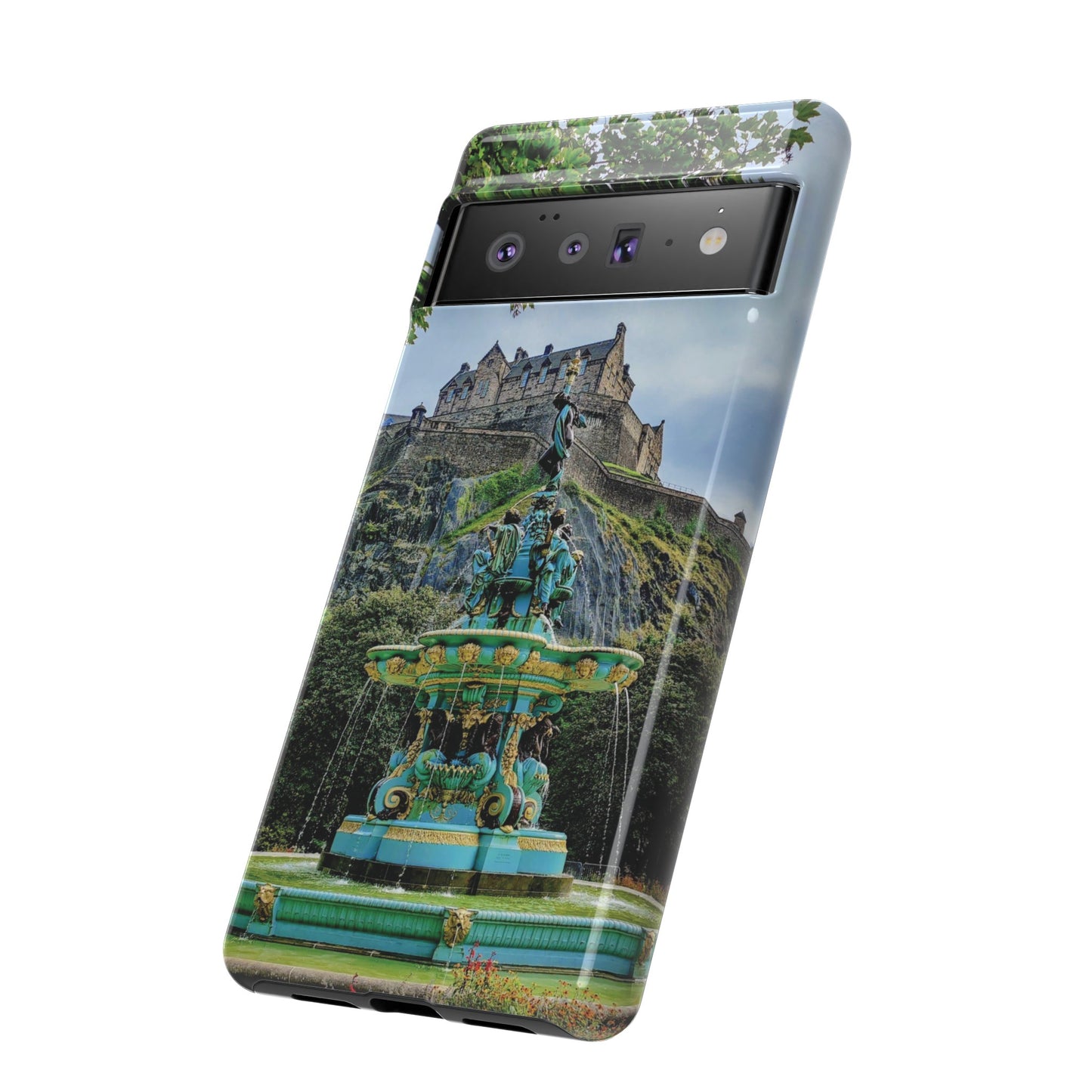 Ross Fountain & Edinburgh Castle Photo Phone Case, Scotland, Various