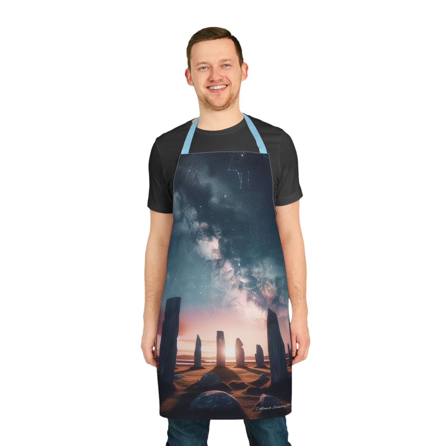 Callanish Standing Stones - Isle of Lewis Apron, Scottish Cooking Apparel, Chef Accessory