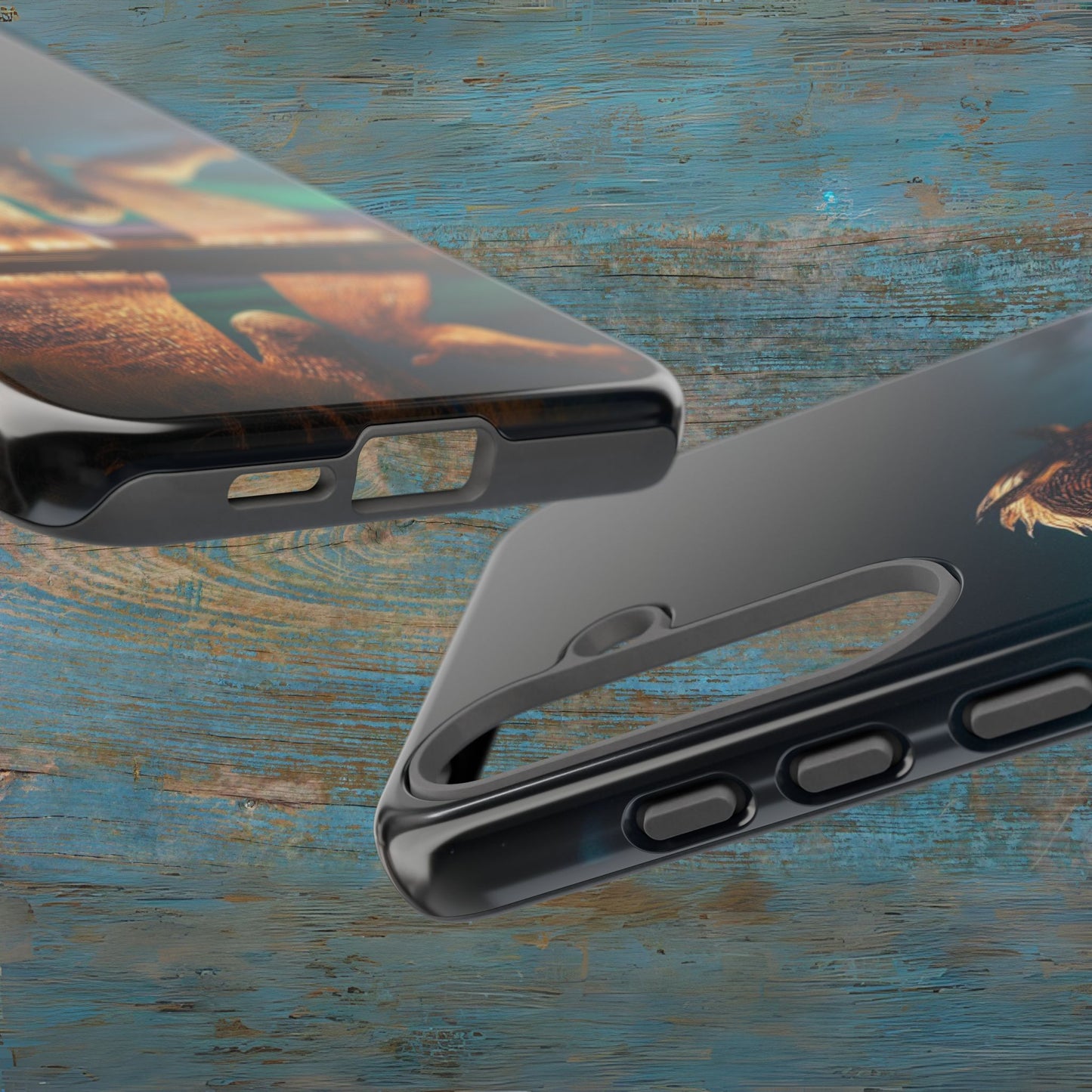 Kelpies Northern Lights Art Phone Case, Scotland, Samsung