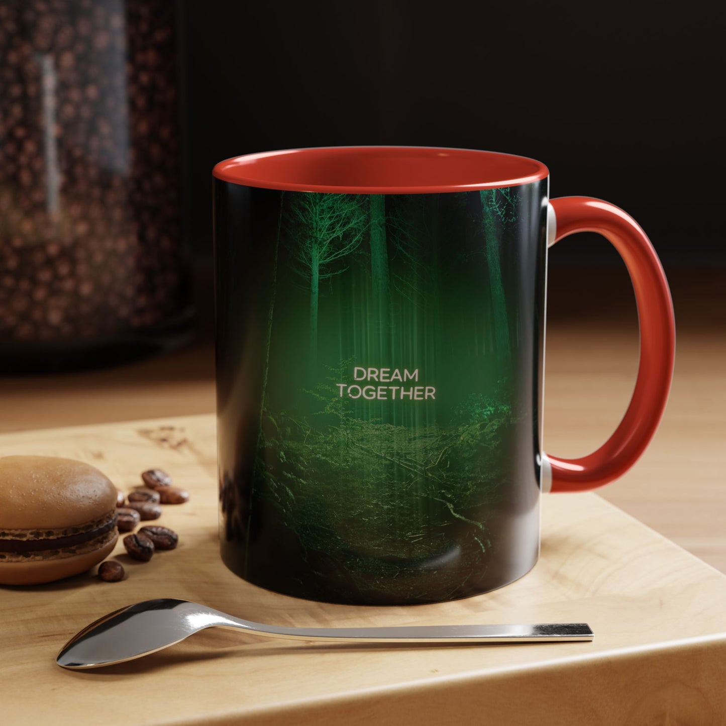 Tasses décoratives Écosse en gros plan - Scènes variées (rouge)