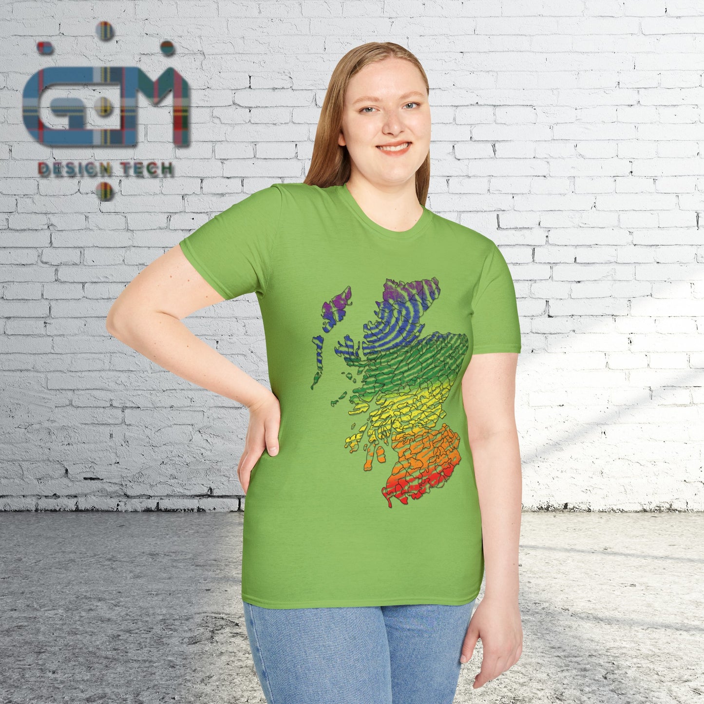 Scotland has PRiDE Fingerprint Clan Regions Map Unisex T-Shirt, Various Colours