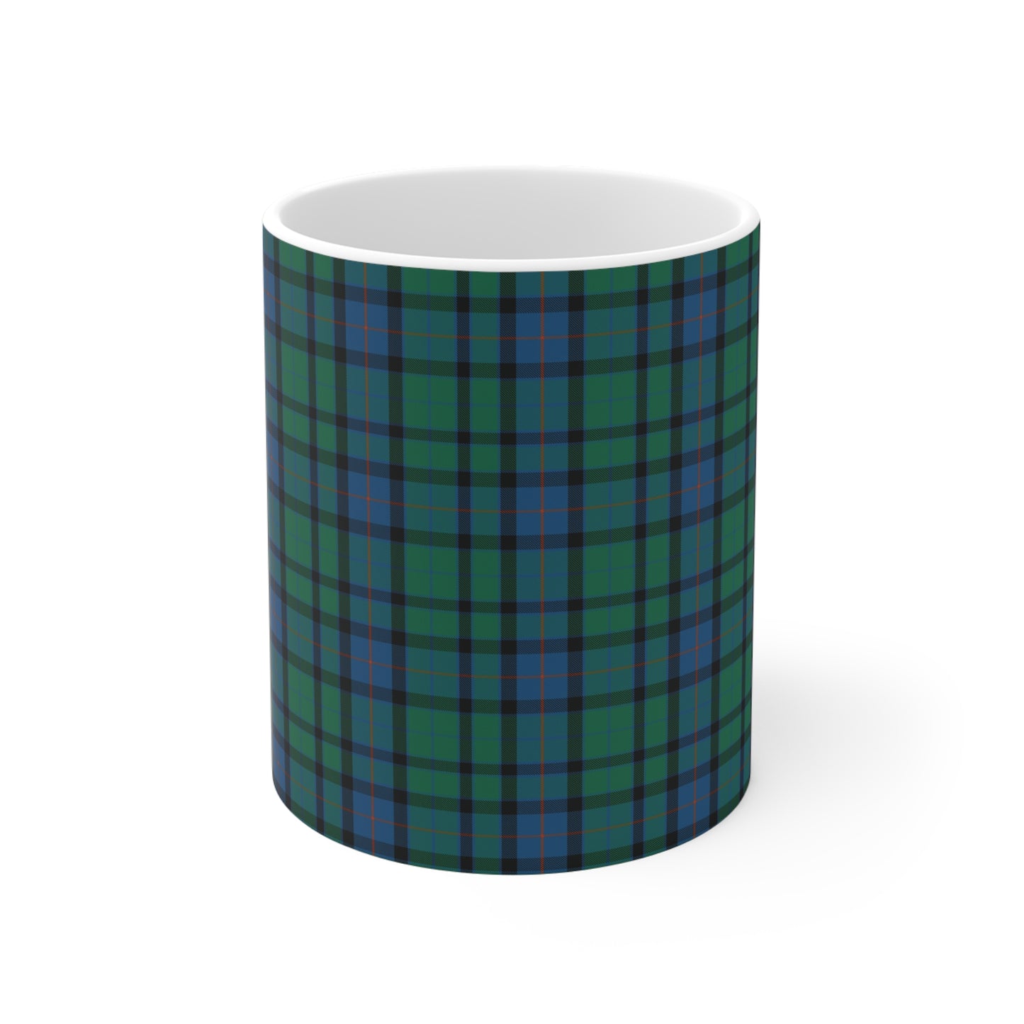 Tartan Mug - Flower of Scotland Tartan, Scottish, Various Sizes