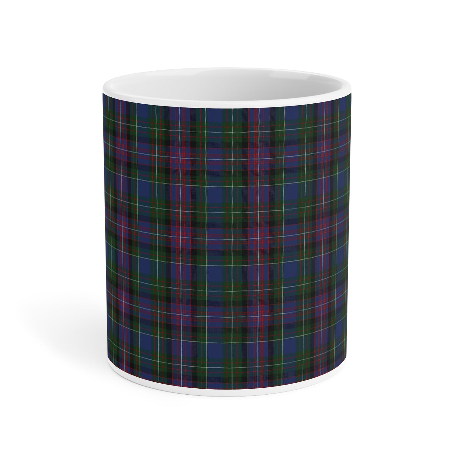 Tartan Mug - Rankin Tartan, Scottish, Various Sizes