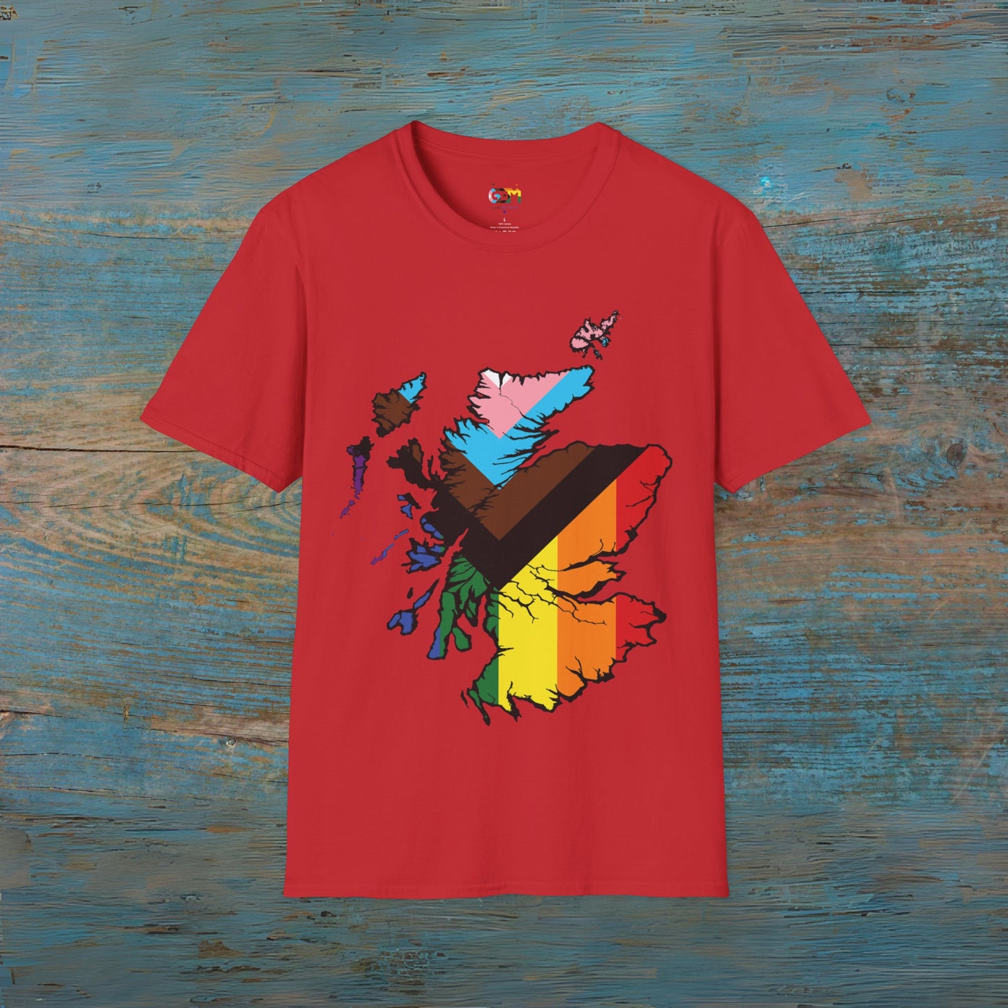 Scotland Is Proud Progress Map Unisex T-Shirt, Various Colours