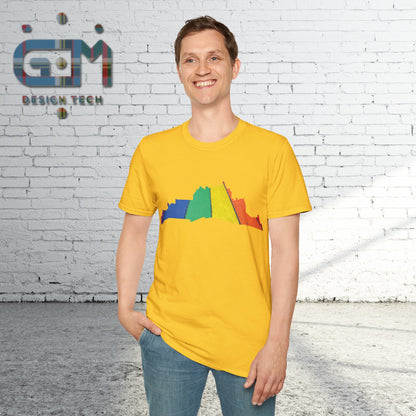 Edinburgh Castle Pride Road Art Unisex T-Shirt