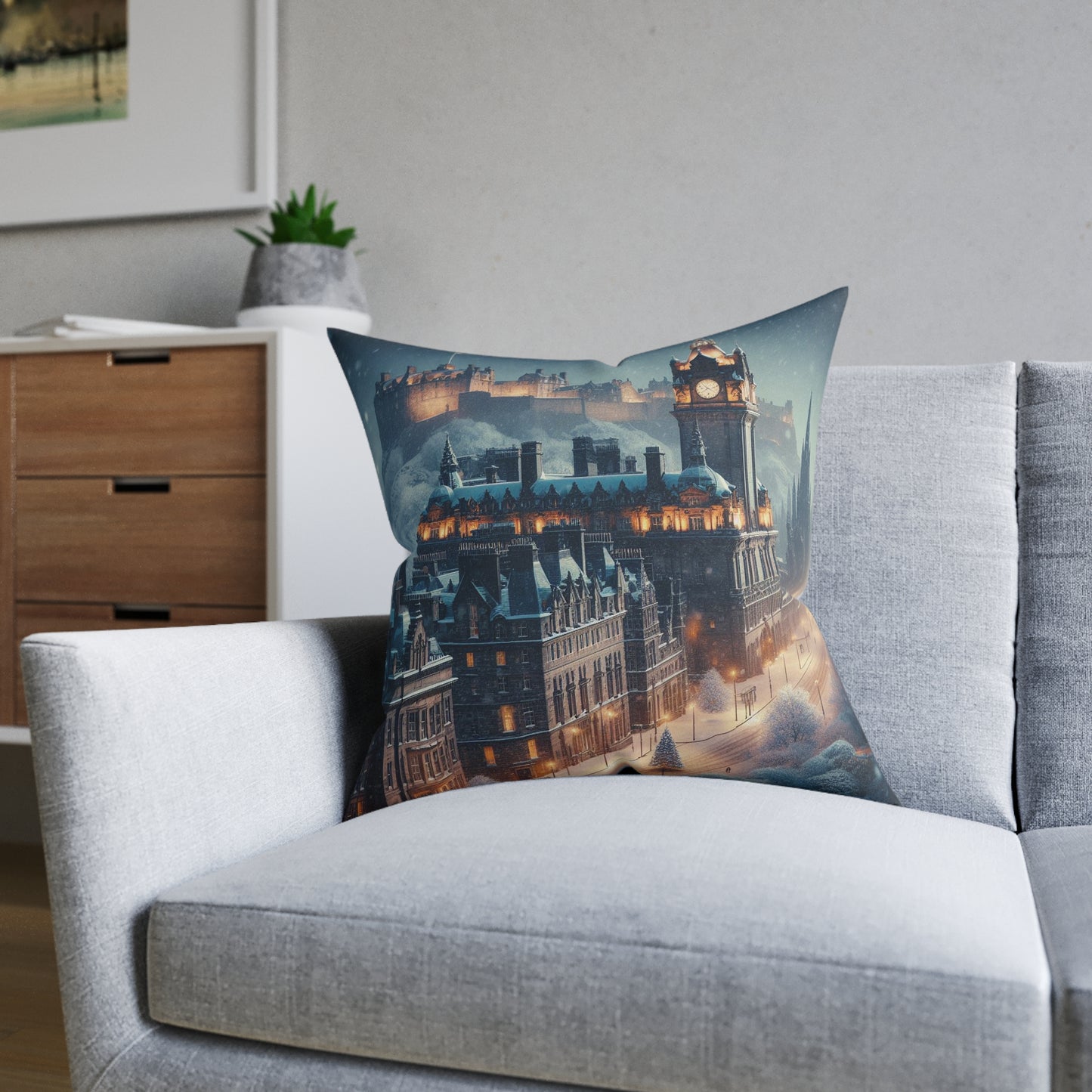 Seasonal Scottish Square Cushions, Various Sizes