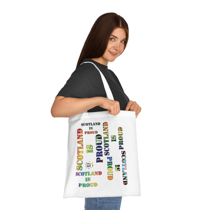 Scotland Pride Slogans Cotton Tote Bag