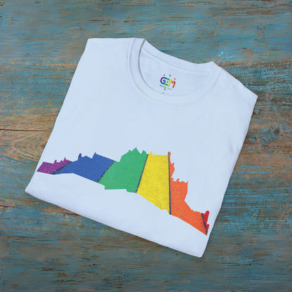 Edinburgh Castle Pride Road Art Unisex T-Shirt