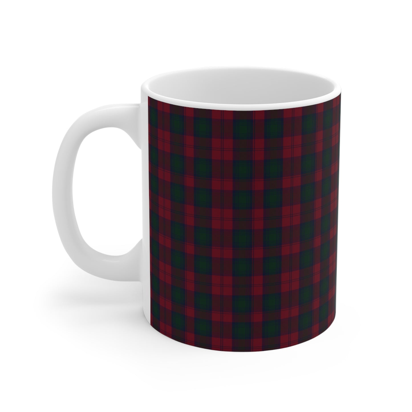 Tartan Mug - Lindsay Tartan, Scottish, Various Sizes