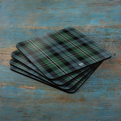 Scottish Tartan Cork Coaster Set (M/Mc/Mac)