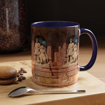 Tasses décoratives Écosse en gros plan - Scènes variées (bleu marine)