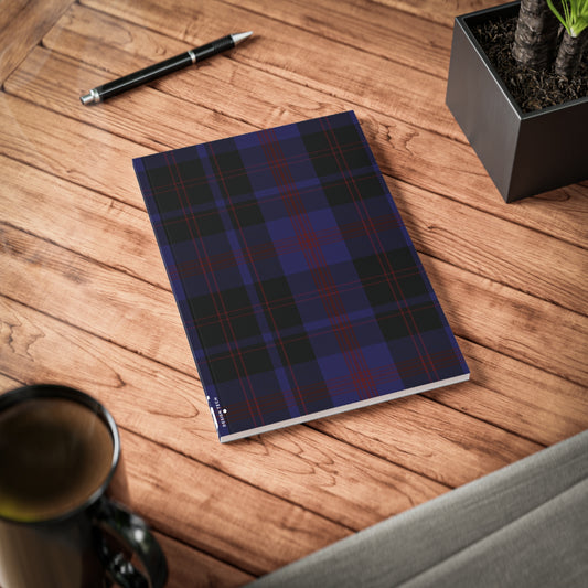 Scottish Tartan Softcover A5 Notebook - Angus