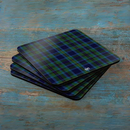 Scottish Tartan Cork Coaster Set (M/Mc/Mac)