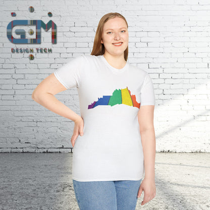 Edinburgh Castle Pride Road Art Unisex T-Shirt