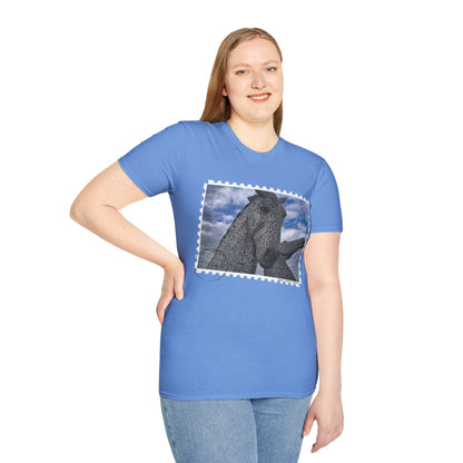 Postcard Kelpies Photo Softstyle T-Shirt, Unisex Tee, Scotland Shirt, Various Colours