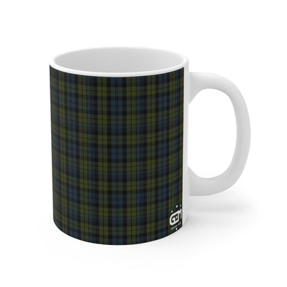 Tartan Mug - Campbell Tartan, Écossais, Différentes Tailles 