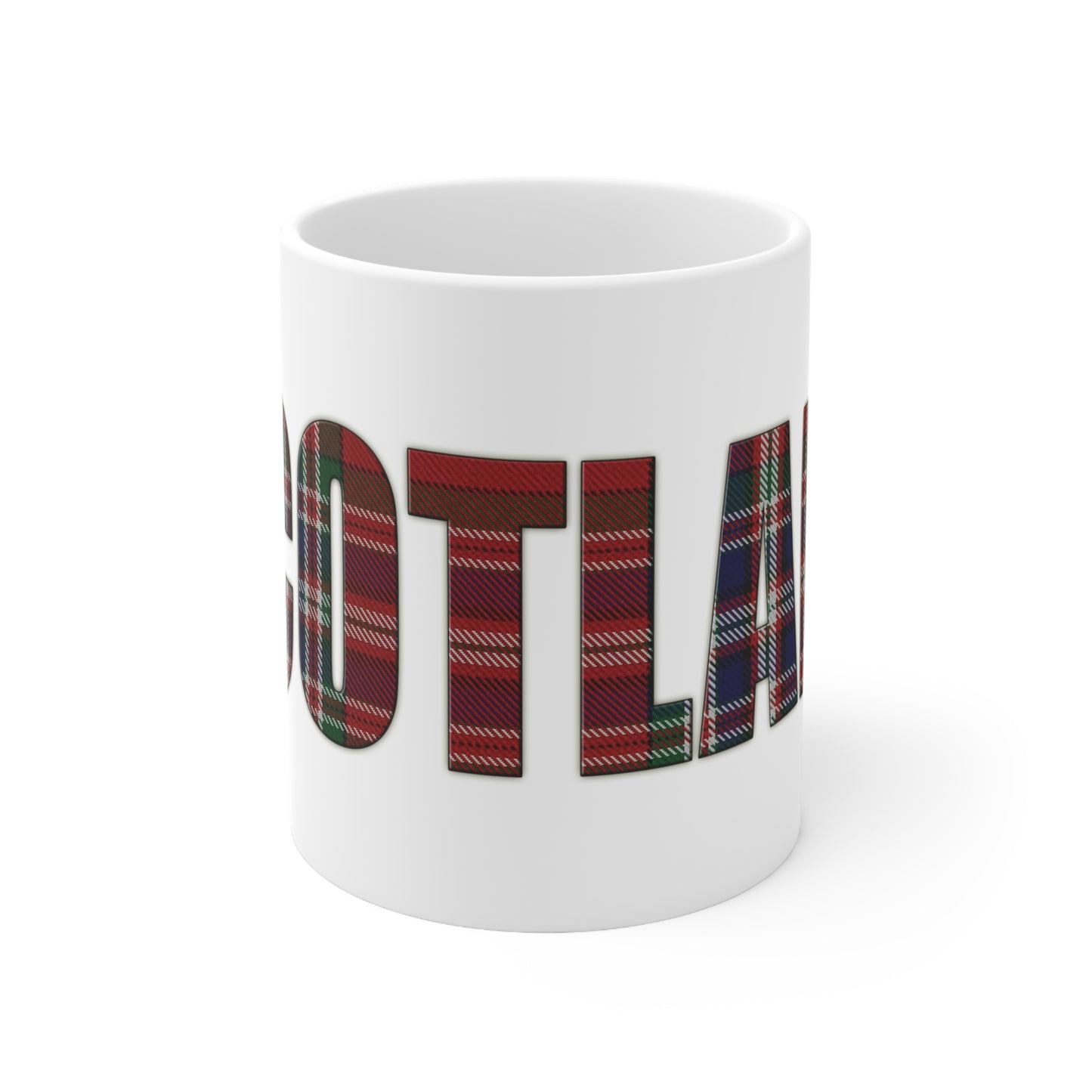 Scotland Tartan Mug - MacFarlane, Coffee Cup, Tea Cup, Scotland, White