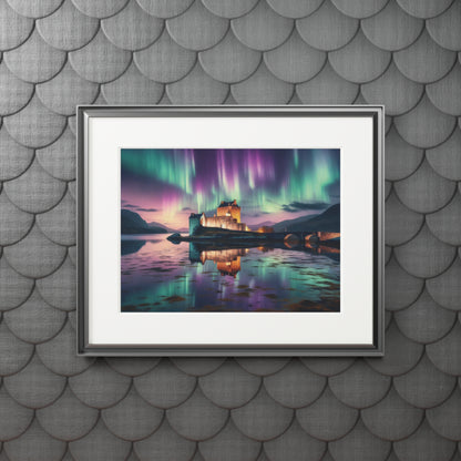 Eileen Donan Castle Fine Art Print, Scotland Art, Paper Frame, Various Sizes, Horizontal