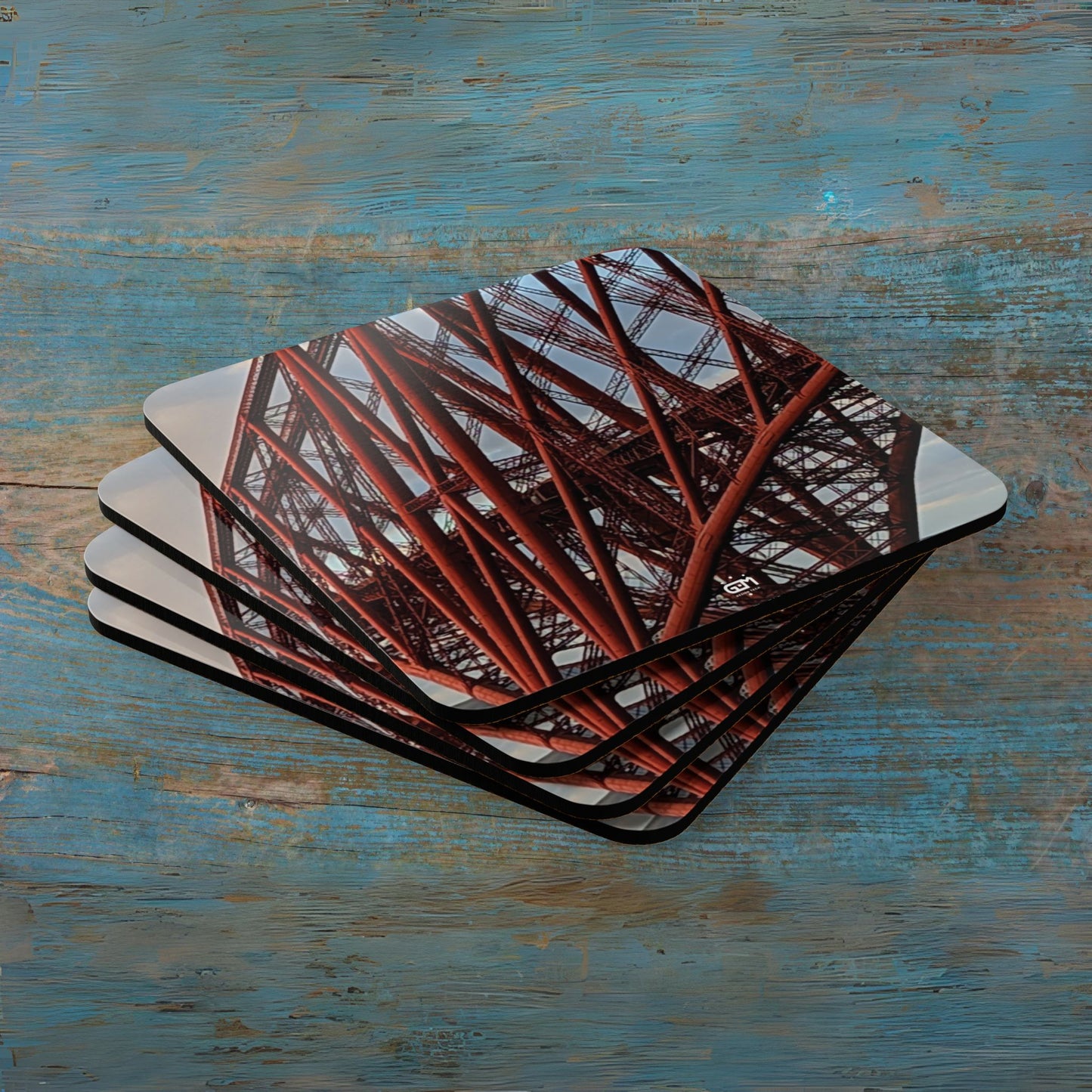Scotland Up Close Cork Coaster Set - Various Scenes