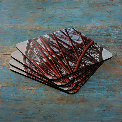 Scotland Up Close Cork Coaster Set - Various Scenes