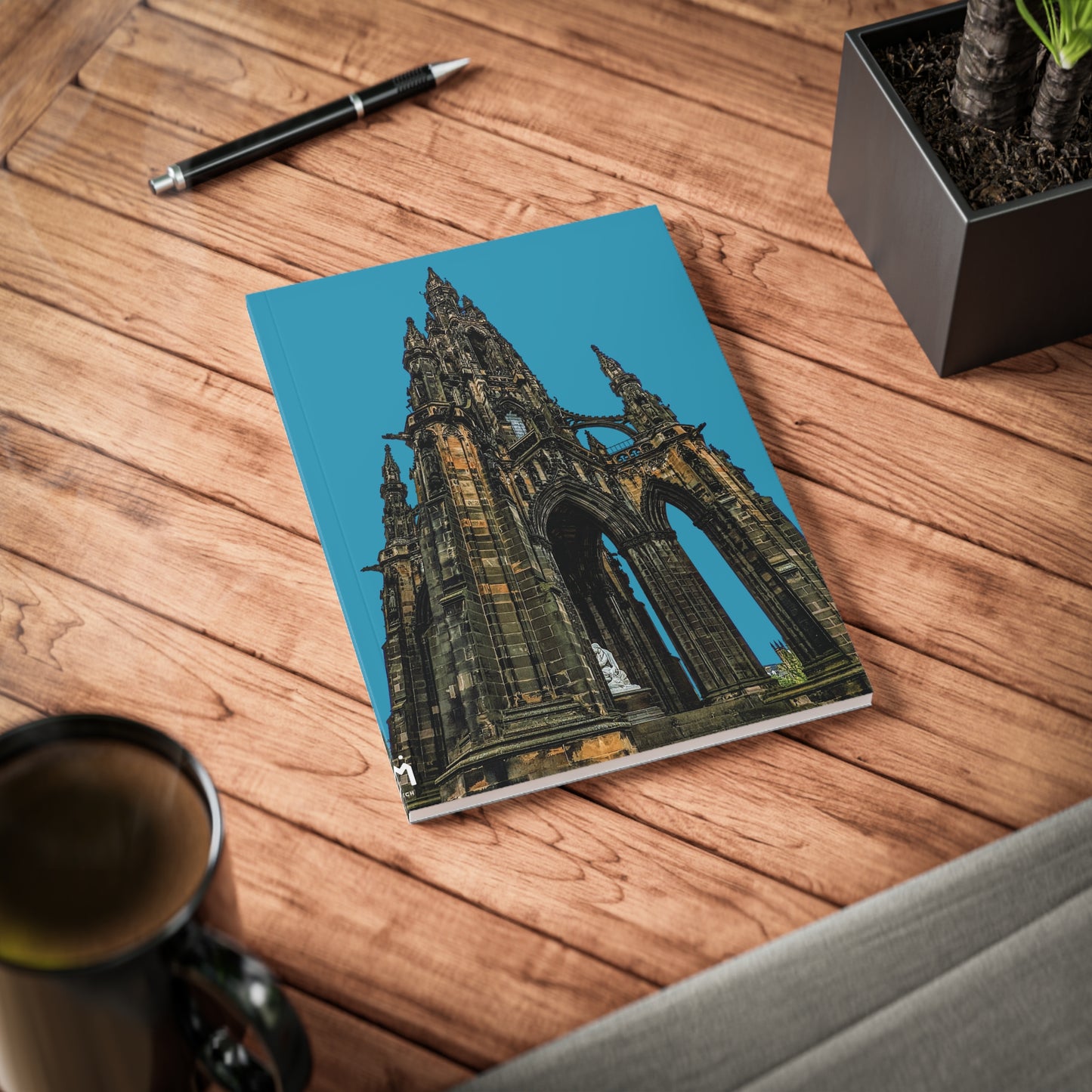 Scotland Up Close A5 Softcover Notebook - Photo Silhouettes