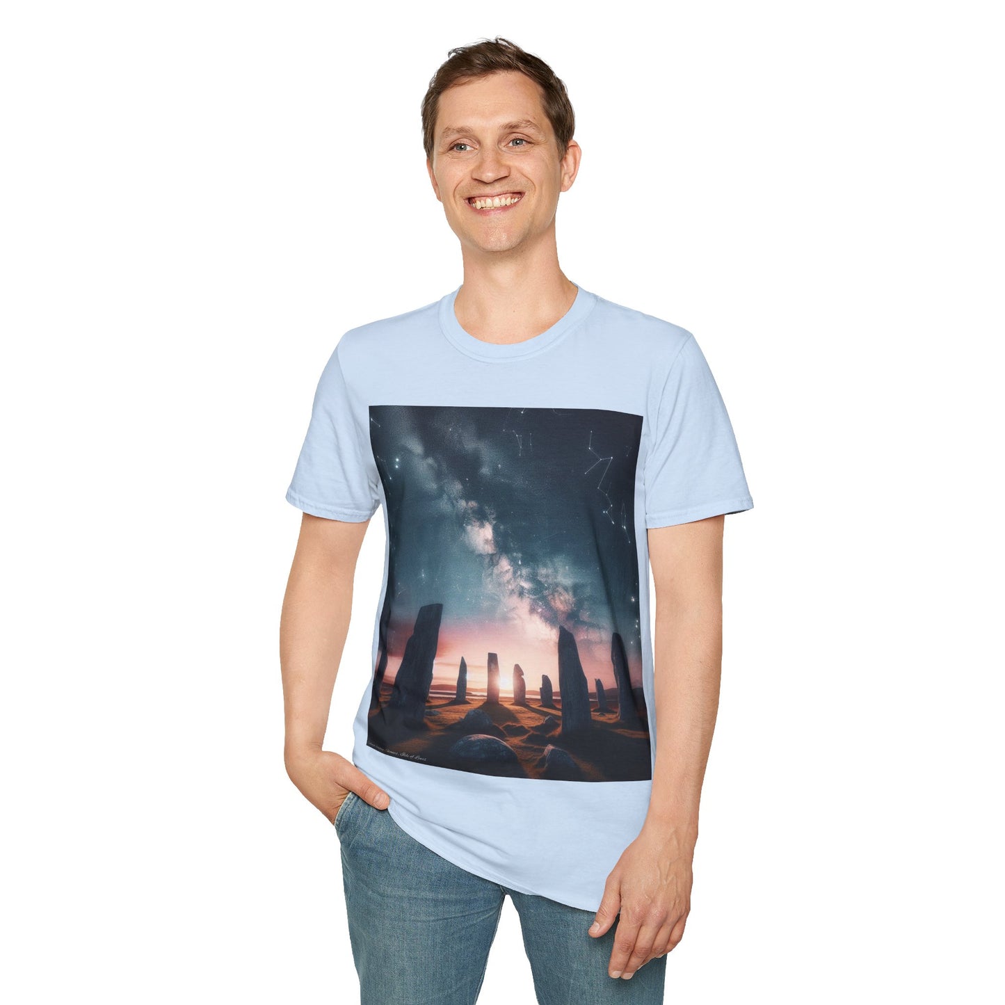 Callanish Standing Stones - Isle of Lewis Softstyle T-Shirt, Unisex Tee, Scottish Landmarks, Various Colours