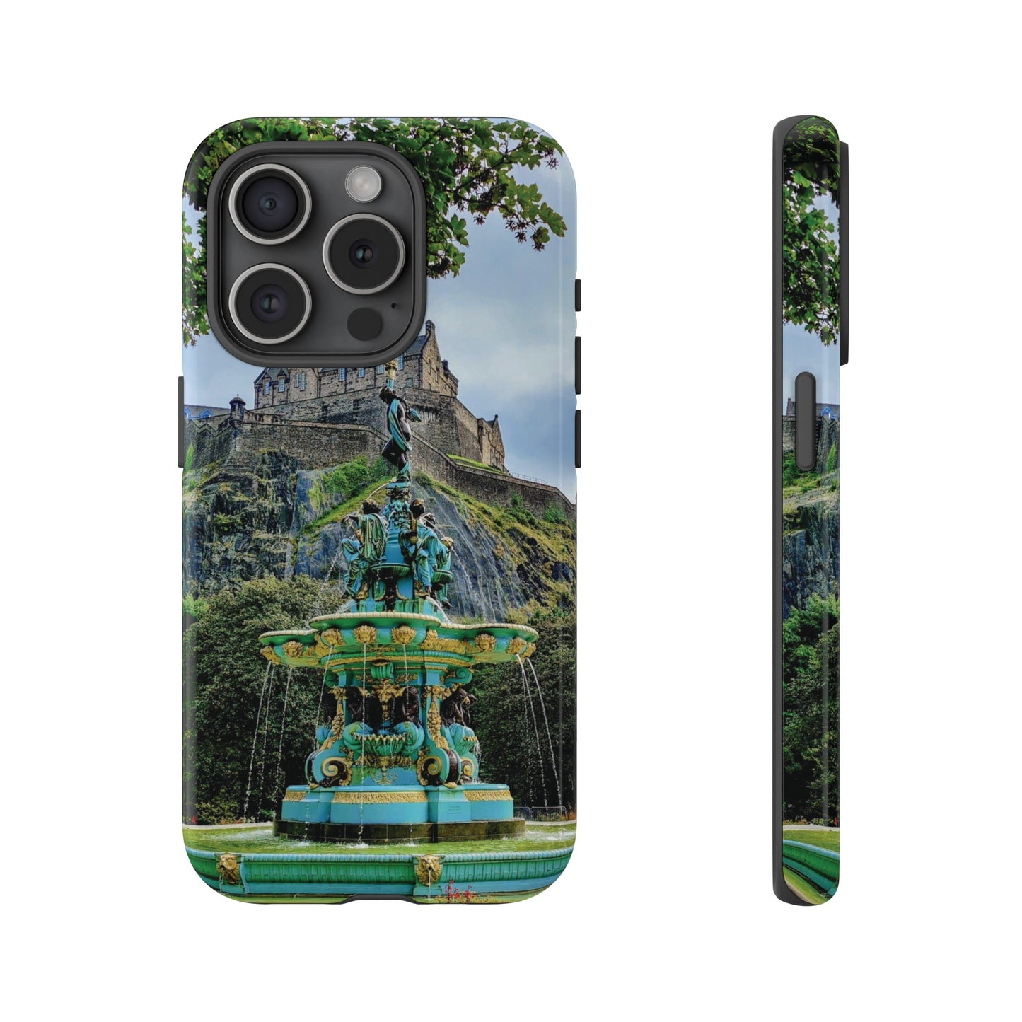 Ross Fountain & Edinburgh Castle Photo Phone Case, Scotland, Various