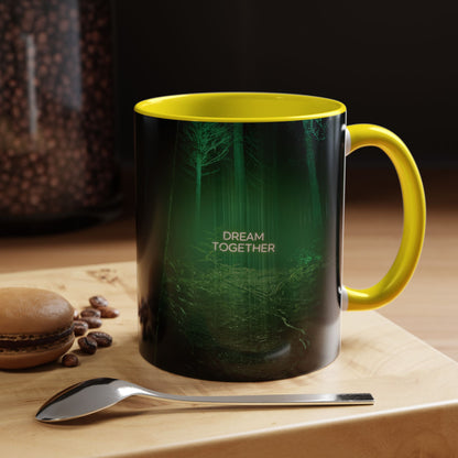 Tasses décoratives Écosse en gros plan - Scènes variées (jaune)