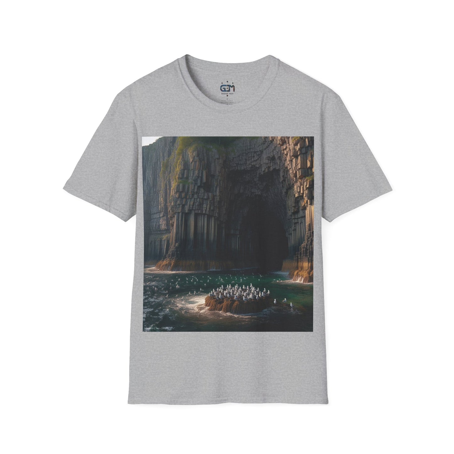 Fingal's Cave - Staffa Softstyle T-Shirt, Unisex Tee, Scottish Landmarks, Various Colours