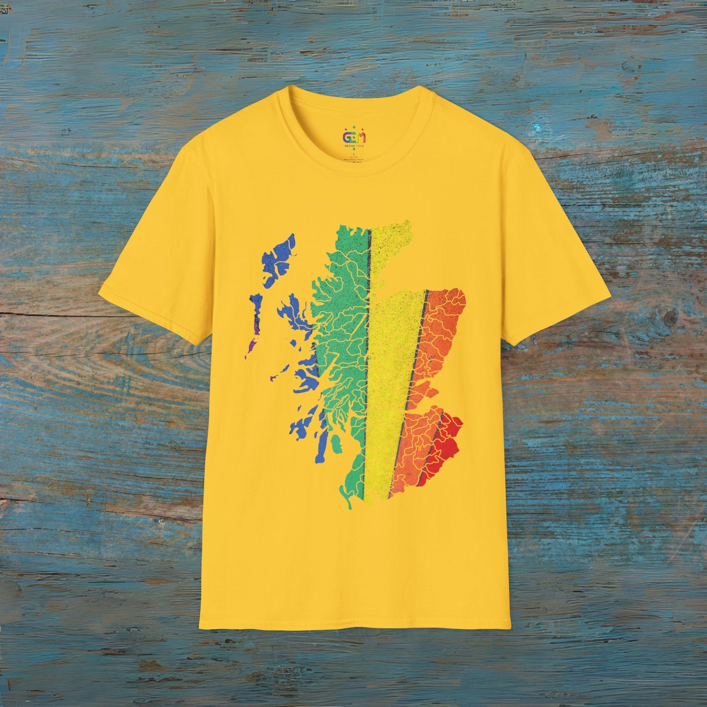 Scotland has PRiDE Road Clan Regions Map Unisex T-Shirt, Various Colours