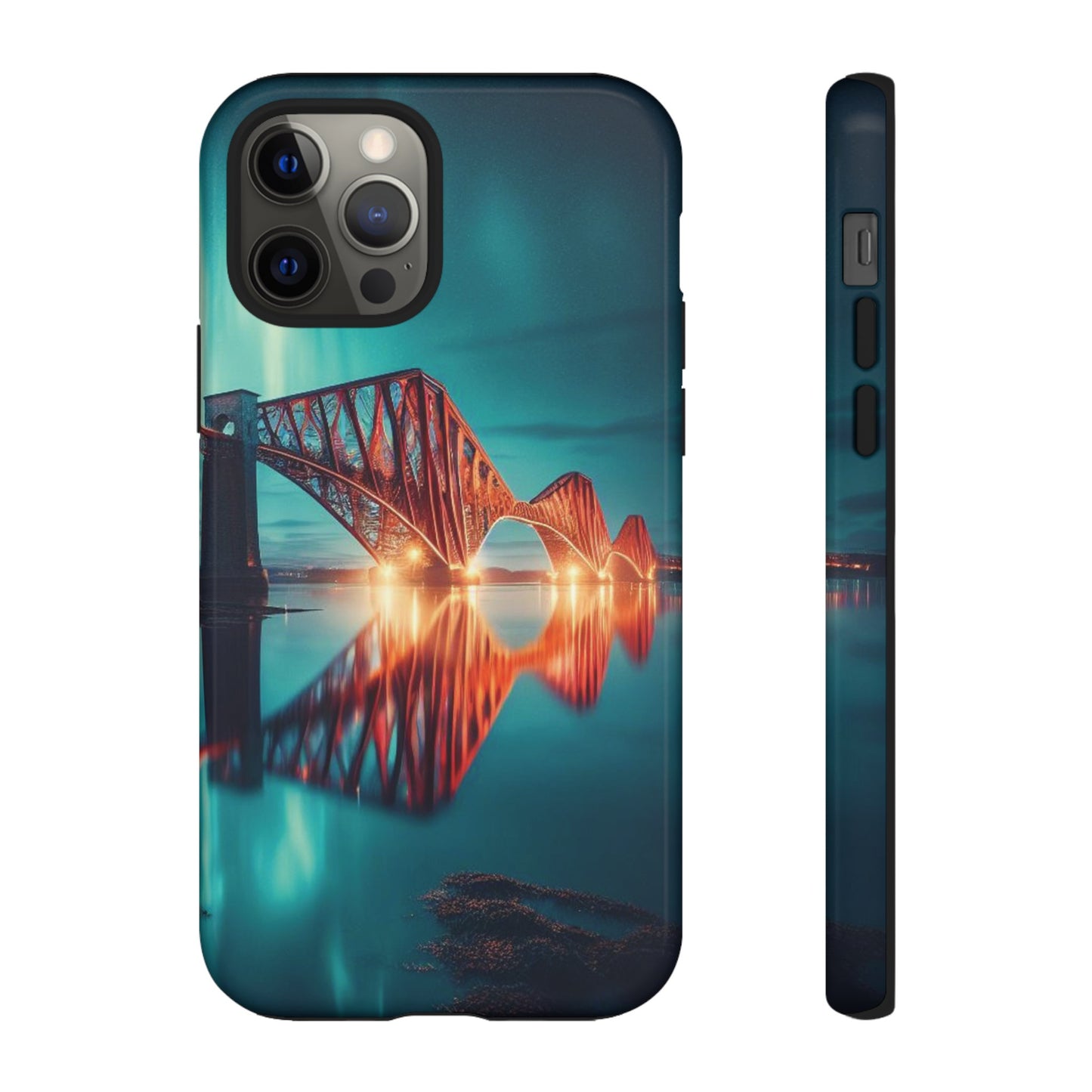 Forth Rail Bridge Art Phone Case, Scotland, Various