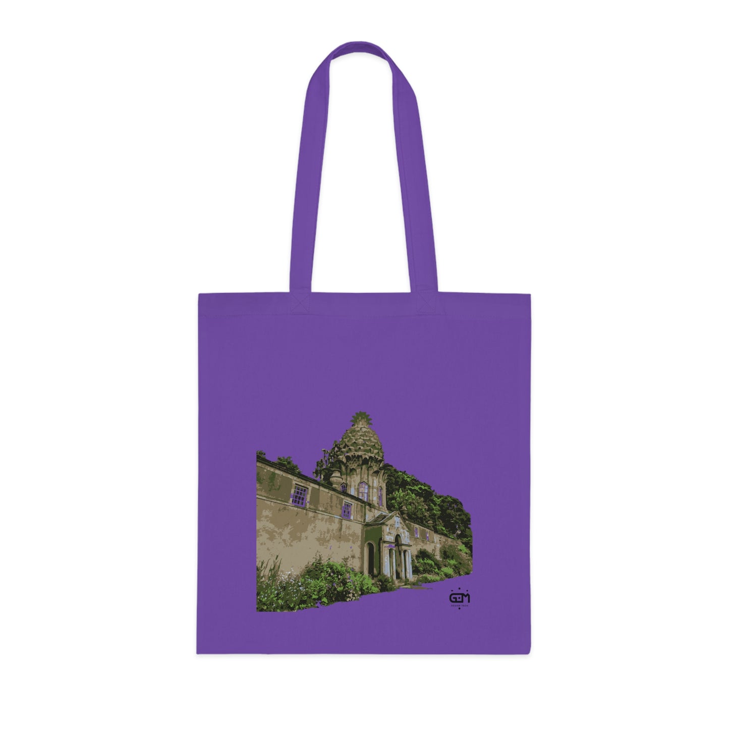 Dunmore Pineapple Art Cotton Tote Bag, Scotland