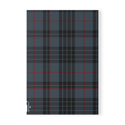 دفتر ملاحظات A5 من Scottish Tartan - أزرق ماكاي