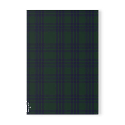 Scottish Tartan Softcover A5 Notebook - Montgomerie