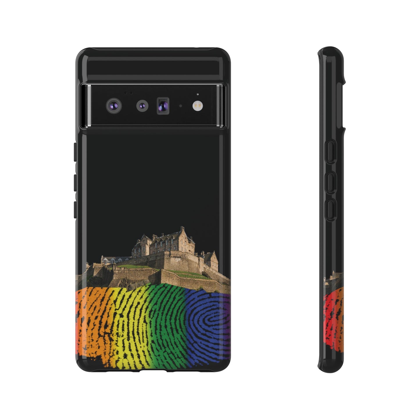 Edinburgh Castle Pride Rockface Phone Case - Fingerprint, Various