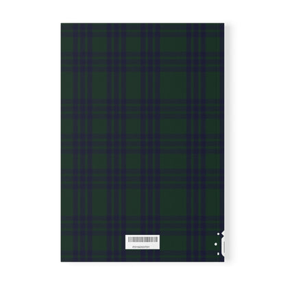 Scottish Tartan Softcover A5 Notebook - Montgomerie