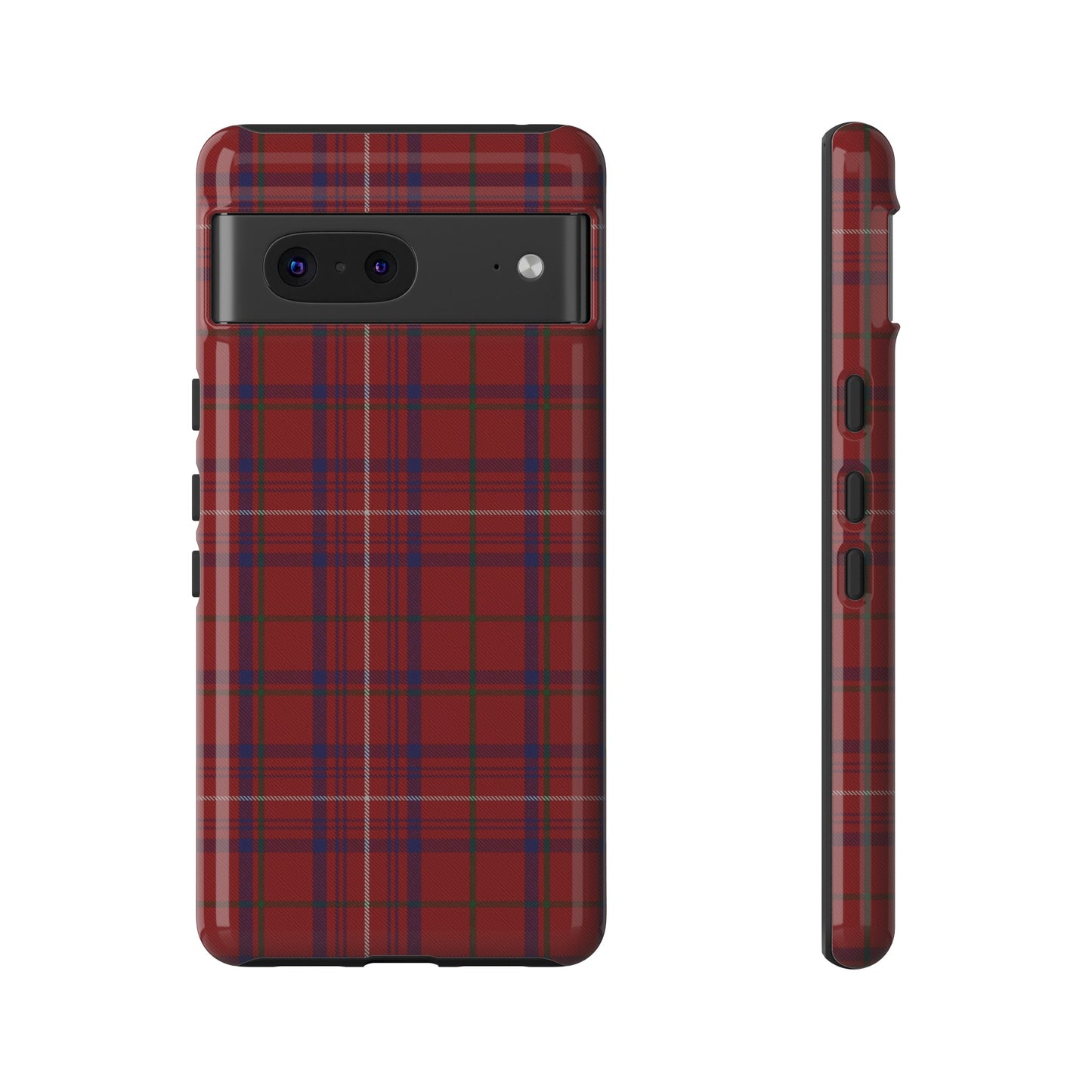 Scottish Tartan Phone Case - Rose, Various