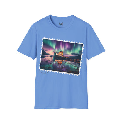 Postcard Eilean Donan Castle Art Softstyle T-Shirt, Unisex Tee, Scotland Shirt, Various Colours