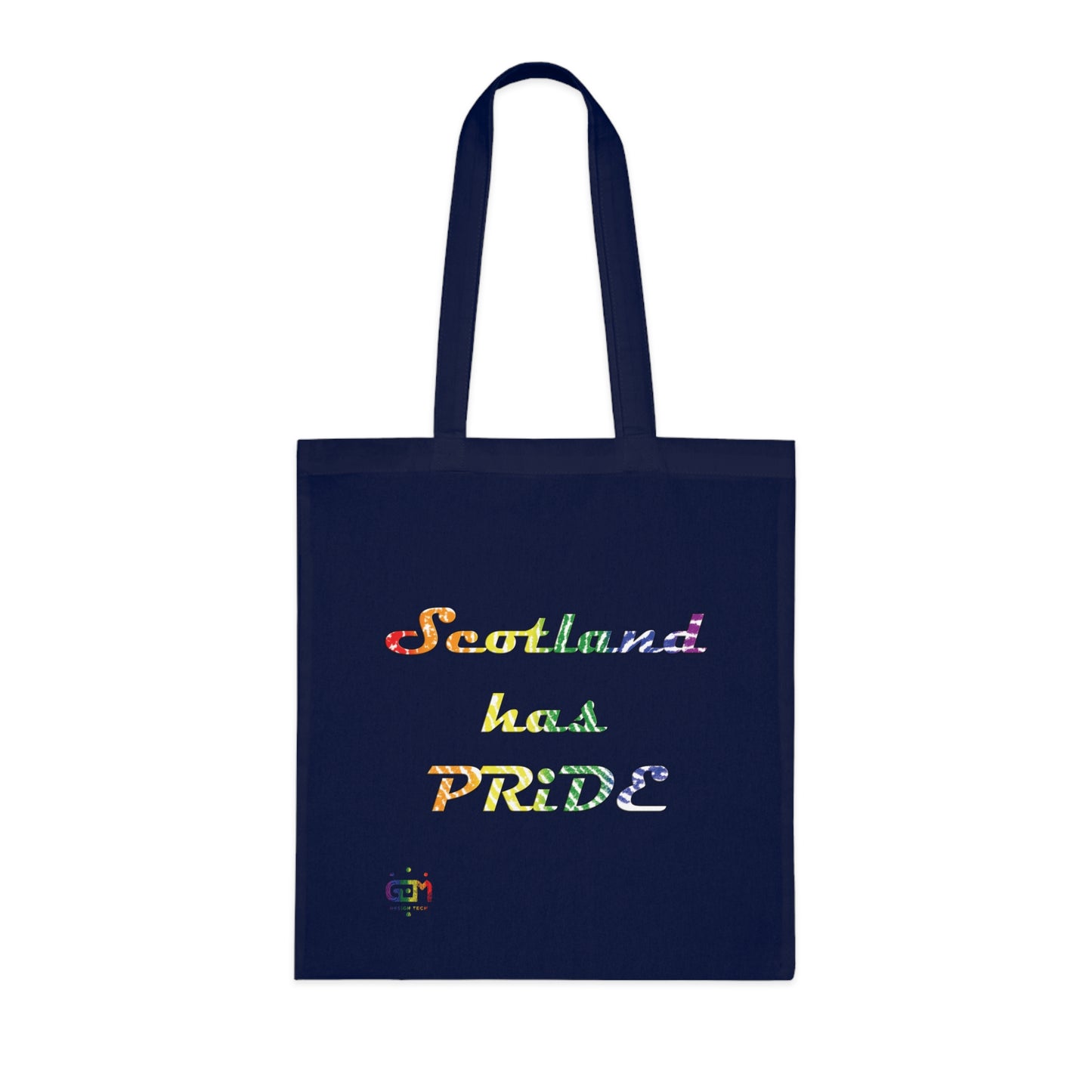 Scotland Pride Fingerprint Clan Map Cotton Tote Bag