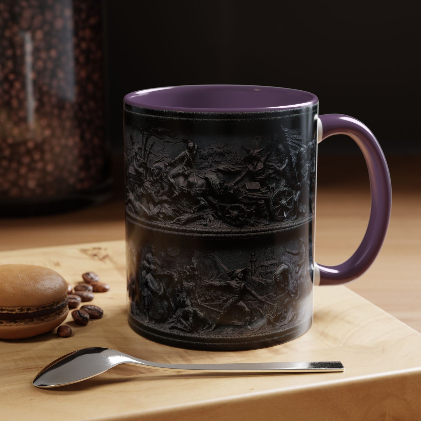 Tasses décoratives « Écosse en gros plan » - Scènes variées (violet)