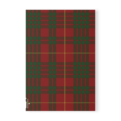 Scottish Tartan Softcover A5 Notebook - Cameron