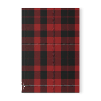 Scottish Tartan Softcover A5 Notebook - Cunningham