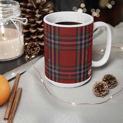 MacFarlane Red Tartan Mug, Scotland