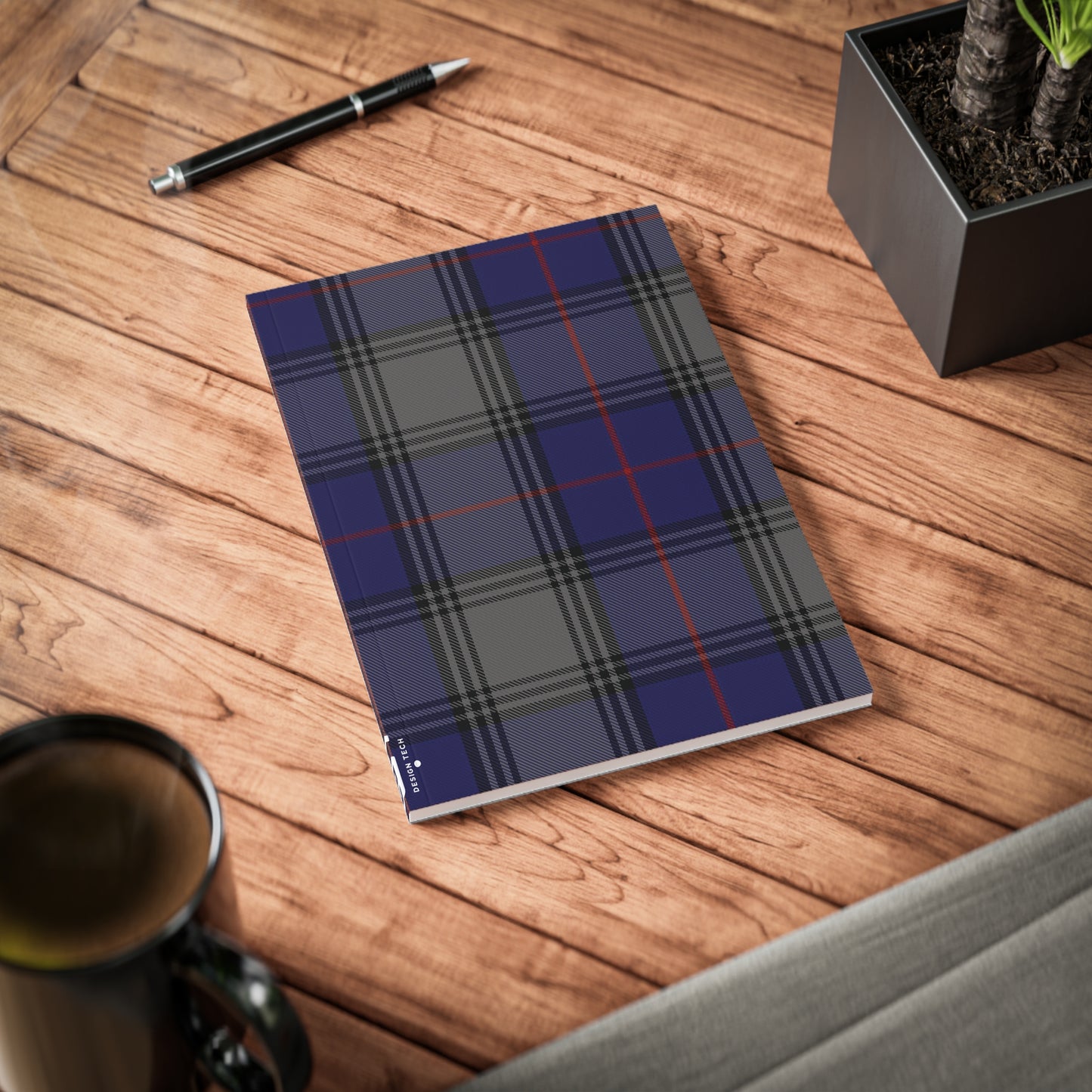 Scottish Tartan Softcover A5 Notebook - Kinnaird