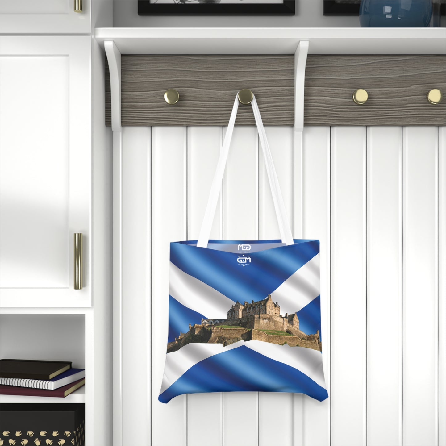 Scottish Saltire Shoulder Tote Bag